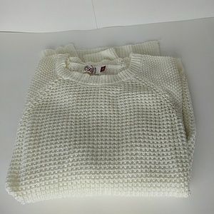 White Knit Sweater by SO